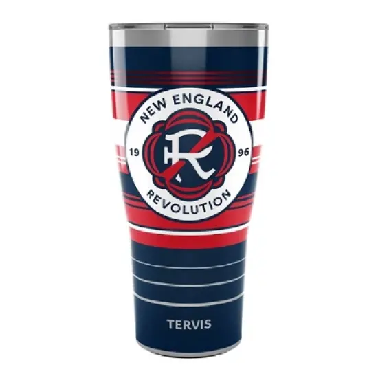 MLS New England Revolution 30oz Hype Stripe Stainless Steel Tumbler image {3}