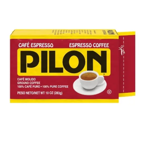 Pilon Arabica Blend Espresso Dark Roast Ground Coffee - 10oz image {6}
