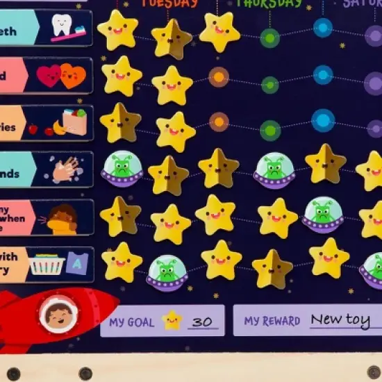 Battat Education I Am Responsible! Magnetic Responsibility Chart image {3}