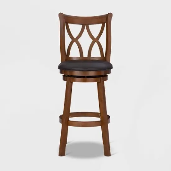 Madison Counter Height Barstool Rustic Oak - Powell Company image {2}
