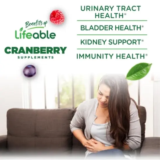 Lifeable - Cranberry - Adult - 60 Gummies image {2}