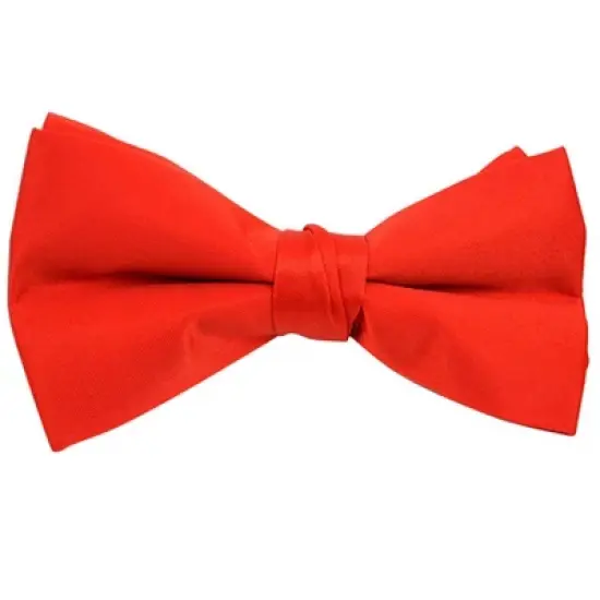 Young Boy's Pre-tied Clip On Bow Tie - Formal Tuxedo Solid Color image {18}