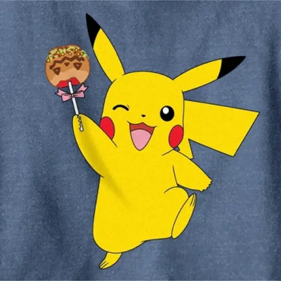 Boy's Pokemon Halloween Pikachu Jack-O'-Lantern Caramel Apple Pull Over Hoodie image {1}