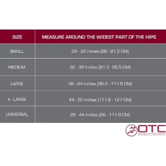 OTC Lumbo-Sacral Support, Lower Back, Metal Stay Insert, Strong Mesh Elastic, White image {1}