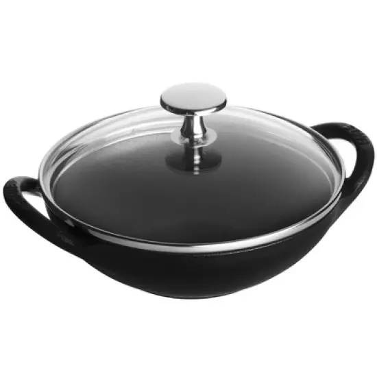 STAUB Cast Iron 0.5-qt Baby Wok image {5}