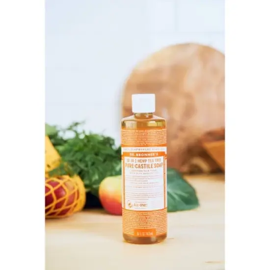 Dr. Bronner's Pure Castile Soap - Tea Tree - 16 fl oz image {3}