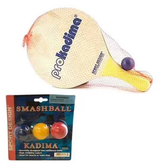 Pro Kadima Paddle Set Plus Replacement Smashballs Bundle image {3}