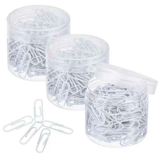 Unique Bargains Small Size Metal Prevent Tearing Pages Home Office Paper Clip 600 Pcs image {10}