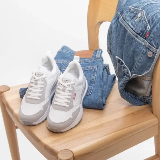 Levi's Womens Oats 2 Vegan Synthetic Leather Casual Trainer Sneaker Shoe image {6}