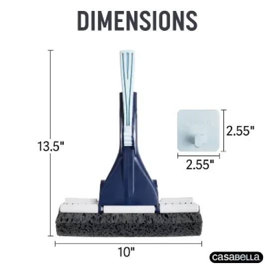 Casabella Click Clean and Organize Roller Mop Head and Hook image {2}