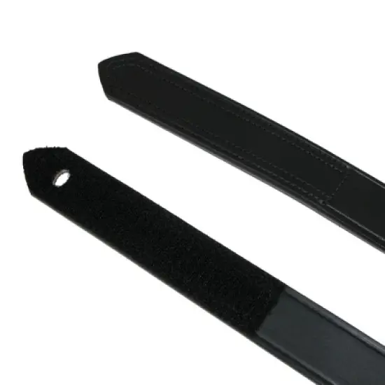 Boston Leather Men's Leather No Scratch Work Belt with Hook and Loop Closure image {1}