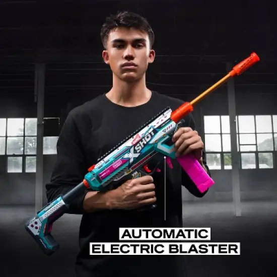 XSHOT Pro Motorized Piston Pump Toy Dart Blaster by ZURU image {6}