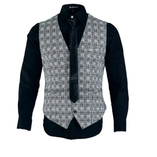 Allegra K Men's Skinny Ties Satin Solid Self-tied Necktie for Wedding Business image {5}