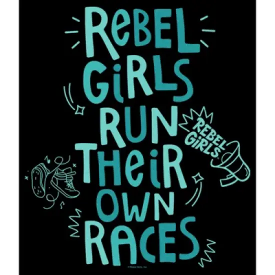 Women's Rebel Girls Run Own Races T-Shirt image {1}