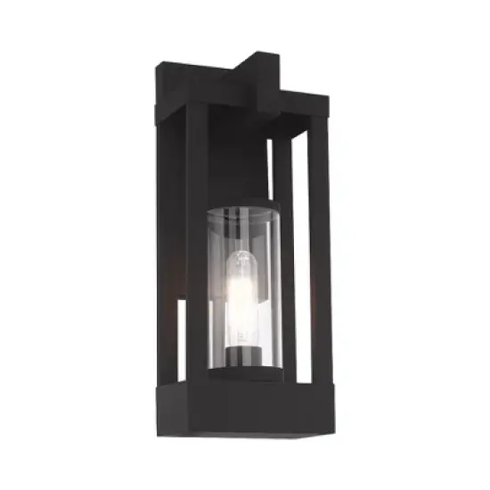 Livex Lighting Delancey 1 - Light Wall Light in  Black image {2}