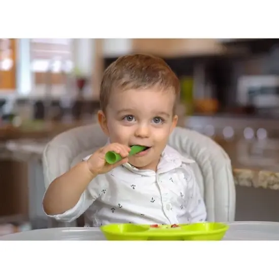 Olababy Advanced Training Set with Silicone Steam Bowl & Training Spoon image {4}