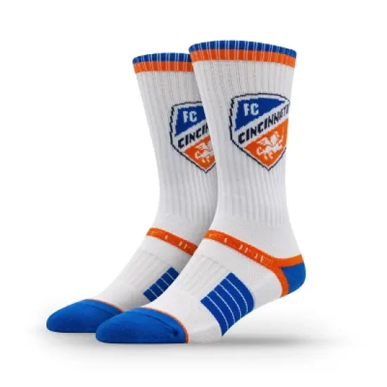 MLS FC Cincinnati Premium Knit Crew Socks: Cotton Midweight Cushioned Crew image {2}