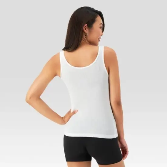 Hanes Women's 3pk Tank Top - White image {3}