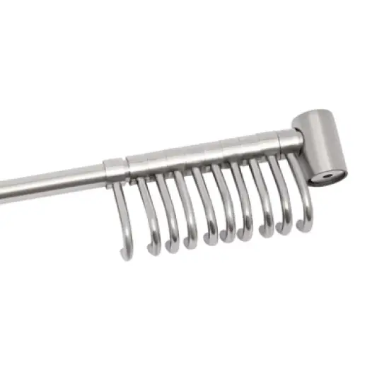 YIYIBYUS Kitchen Stainless Steel Pot Hanging Racks with 10 Pcs Hooks image {4}