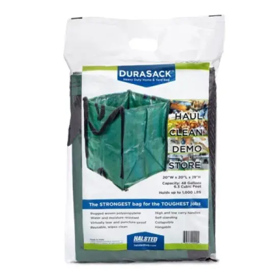 DuraSack 48 gal Pop Up Yard Bag Open 1 pk image {1}