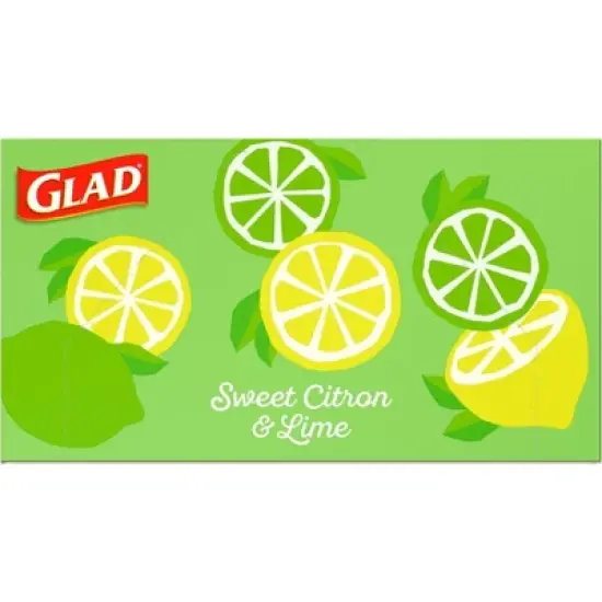 Glad ForceFlex MaxStrength Tall Kitchen Drawstring Trash Bags - Febreze Sweet Citron & Lime - 13 Gallon/45ct image {6}