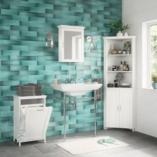 Somerset Bathroom Storage Medicine Cabinet Mirror without Open Shelf - RiverRidge Home image {3}