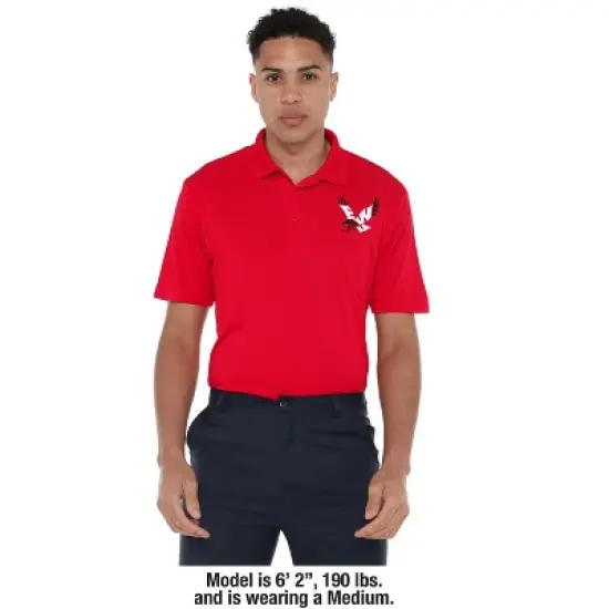 Men's Eastern Washington University Adult Polo Left Chest Logo image {2}