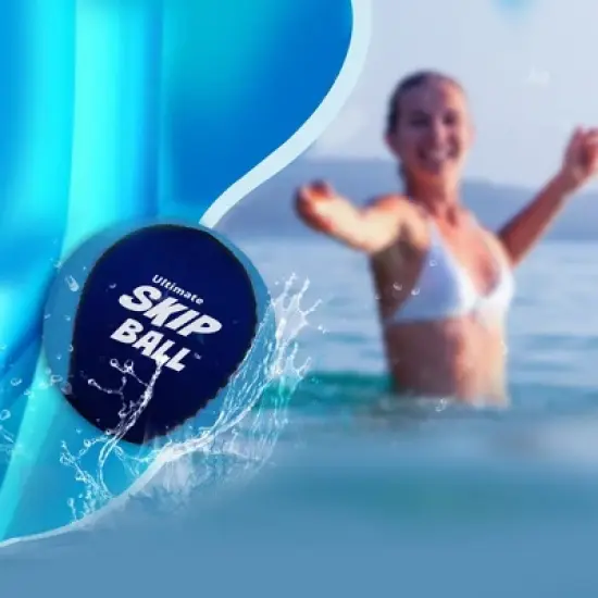 Activ Life Basket Stuffers for Boys [Water Skip Balls] Best Pool Toys for Kids Ages 8-12 Lake Toys Beach Gear Stuff Teen 7 9 10 11 image {4}