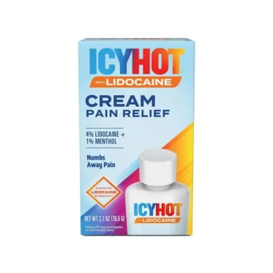 Icy Hot Pain Relieving Cream with Lidocaine - 2.7oz image {9}