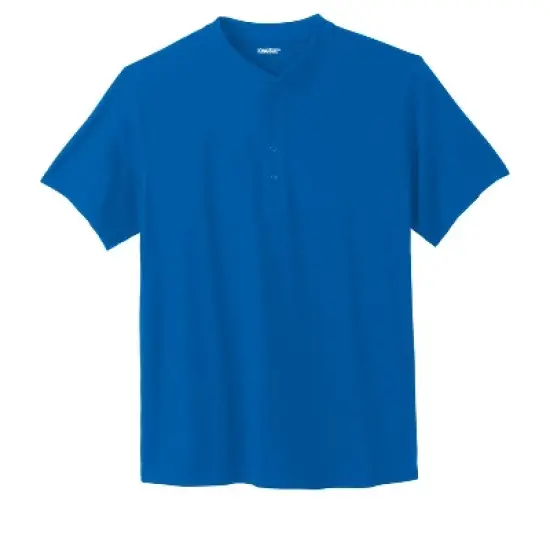 KingSize Men's Big & Tall Shrink-Less&trade; Lightweight Henley T-Shirt Henley Shirt image {5}