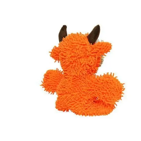 Mighty Microfiber Bull Dog Toy - Orange - M image {4}
