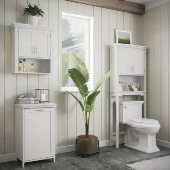 Somerset Tilt-Out Laundry Hamper White - RiverRidge Home image {2}