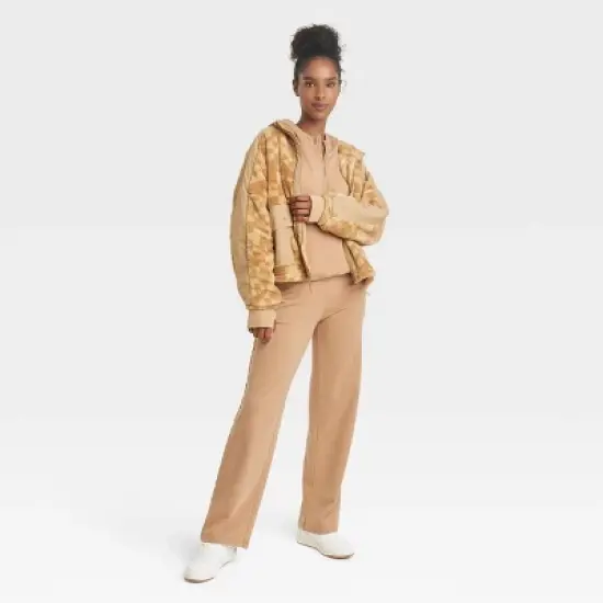 Women's High-Rise Open Bottom Fleece Pants - JoyLab&trade; image {2}