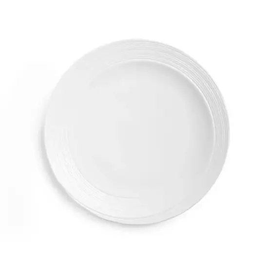 Q Home | Artisan White 9" Melamine Salad Plate, Set of 4 image {1}