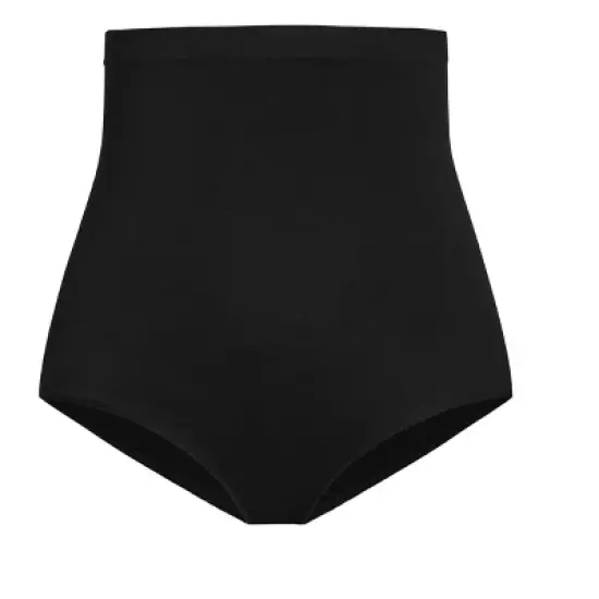 Women's Plus Size Hi Waist Shaper Brief - black | AVENUE image {2}