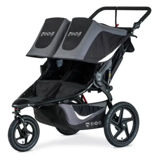 BOB Gear Revolution Flex 3.0 Duallie Jogging Stroller - Graphite Black image {2}