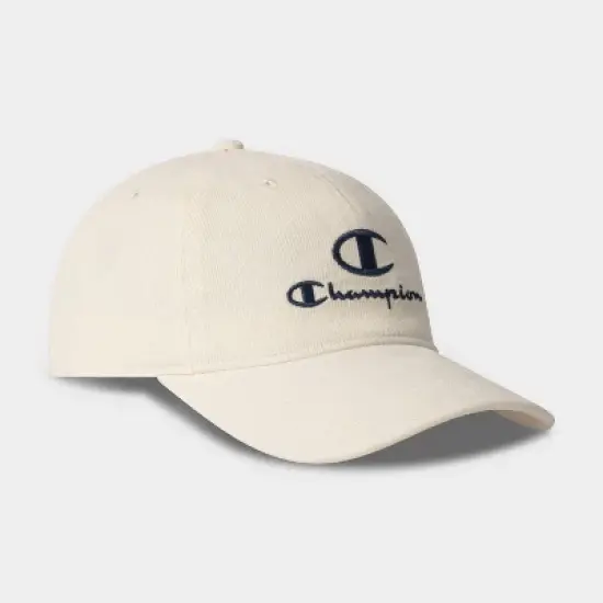 Champion Adult Hobby Corduroy Baseball Hat - Cream image {2}