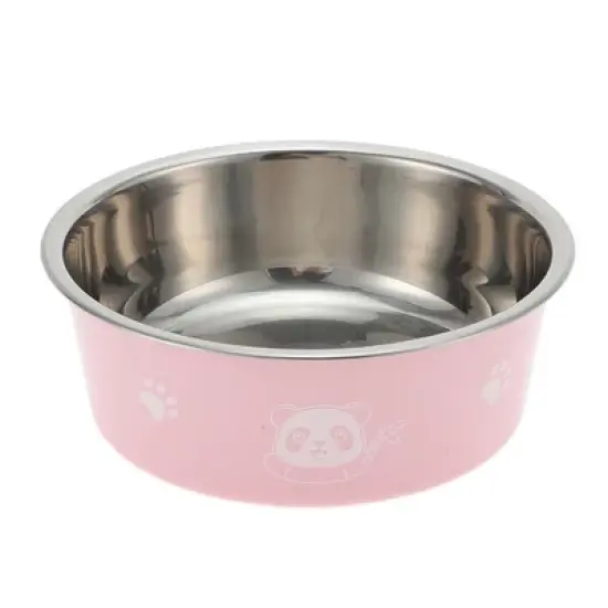 Unique Bargains Non-Skid Medium Dog Bowl Panda Pattern 1 Pc image {7}