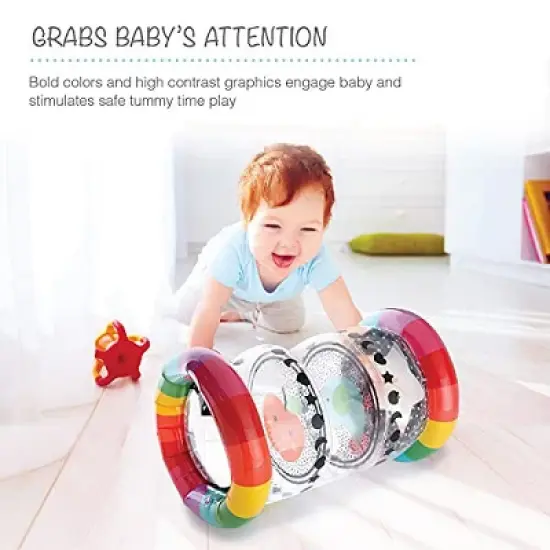 The Peanutshell Tummy Time Roller, Early Sensory and Development Toy for Crawling Babies image {4}