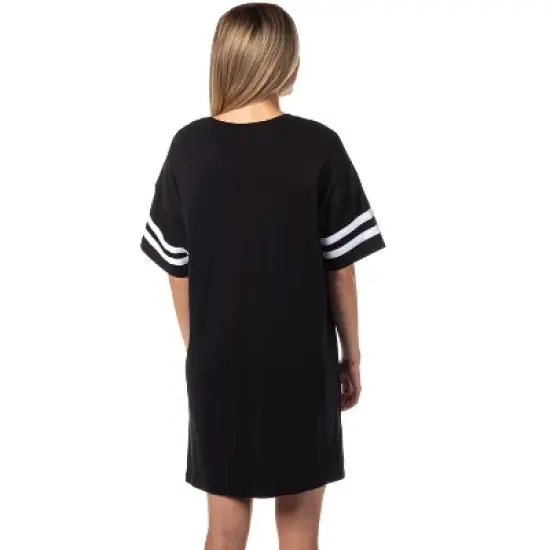 The Nightmare Before Christmas Women's Jack Skellington Nightgown Pajama Black image {4}