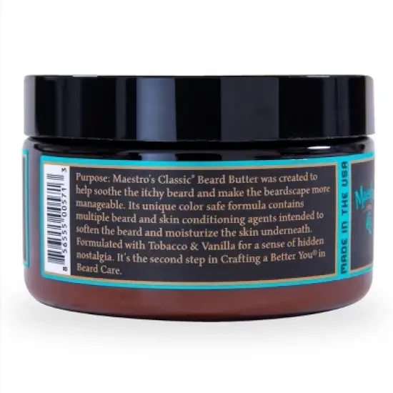 Maestro's Classic Speakeasy Blend Beard Butter - 4oz image {3}