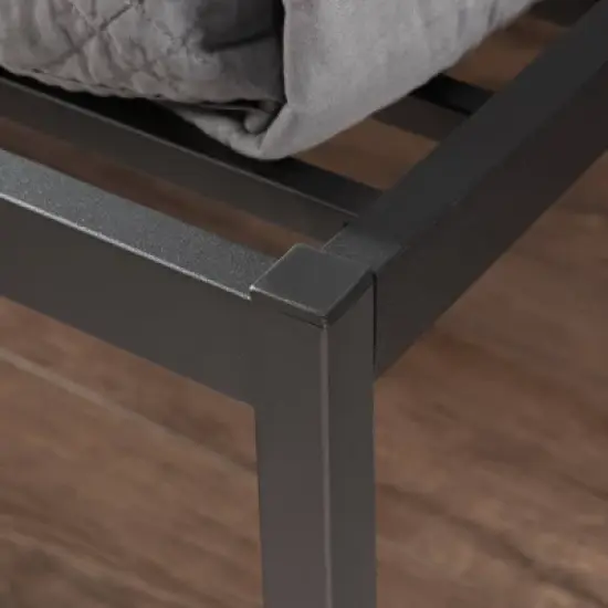 Queen Cannery Bridge Platform Bed Black - Sauder image {3}