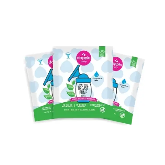 Dapple Breast Pump Cleaning Wipes - 30ct image {2}