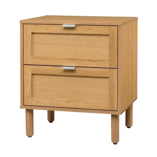 Orre 2 Drawer Nightstand - Sango image {7}