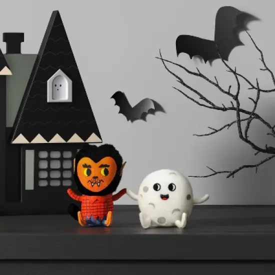 Werewolf and Full Moon Duo Halloween Figurines - Hyde and EEK! Boutique&trade; image {1}