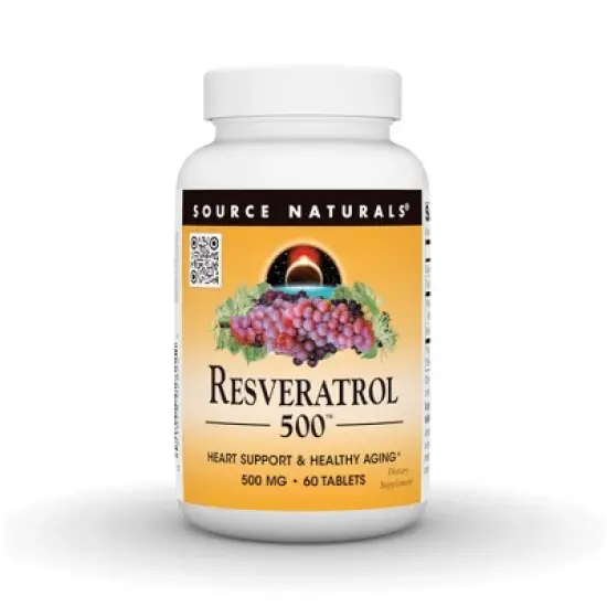 Resveratrol 500 500 mg by Source Naturals, Inc.  -  60 Tablet image {3}