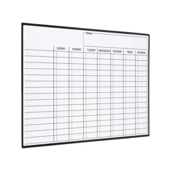 Unique Bargains Magnetic Dry Erase Planning Board White image {2}