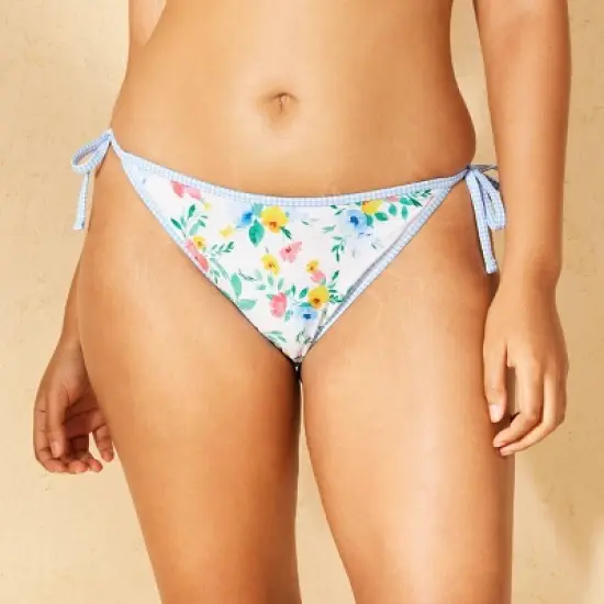 Women's Contrast Binding Low-Rise High Leg Cheeky Bikini Bottom - Wild Fable&trade; image {3}
