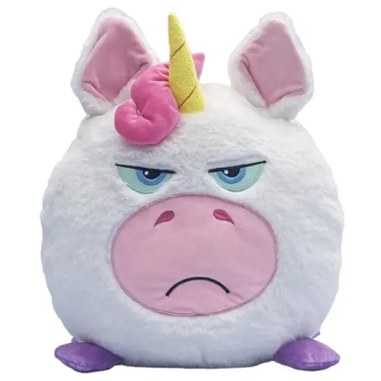 Hangry Petz: Luna Unicorn - 12" White-Pink-Purple Animal Plush image {10}