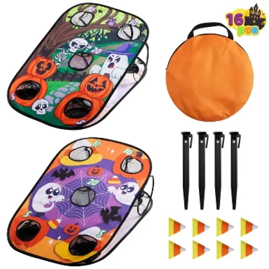Joyfy Halloween Outdoor Toys, Toss Game Board with Bean Bag for Kids, Beach Yard Camping Outside Play Toy, Halloween Family Party Favor Supplies image {8}